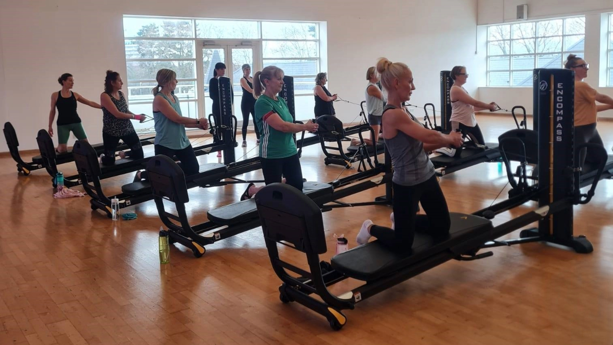 Inside GL1 Gravity Reformer Pilates